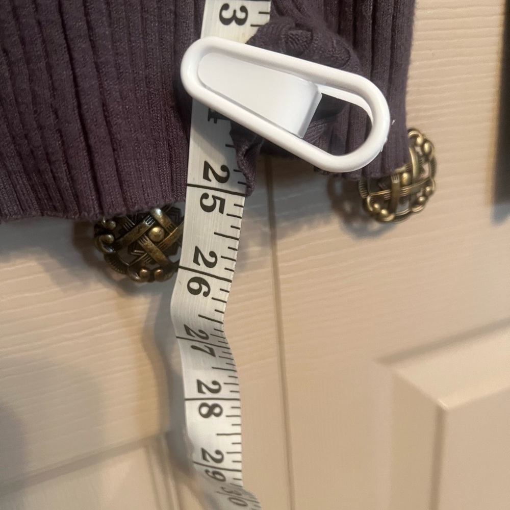 LOFT Gray Ribbed Sweater - Picture 6 of 7